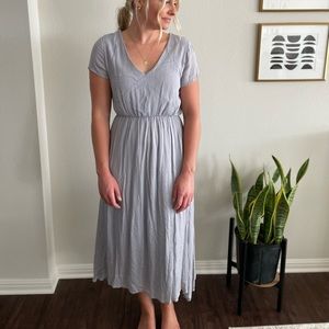 Piper and scoot grey midi dress